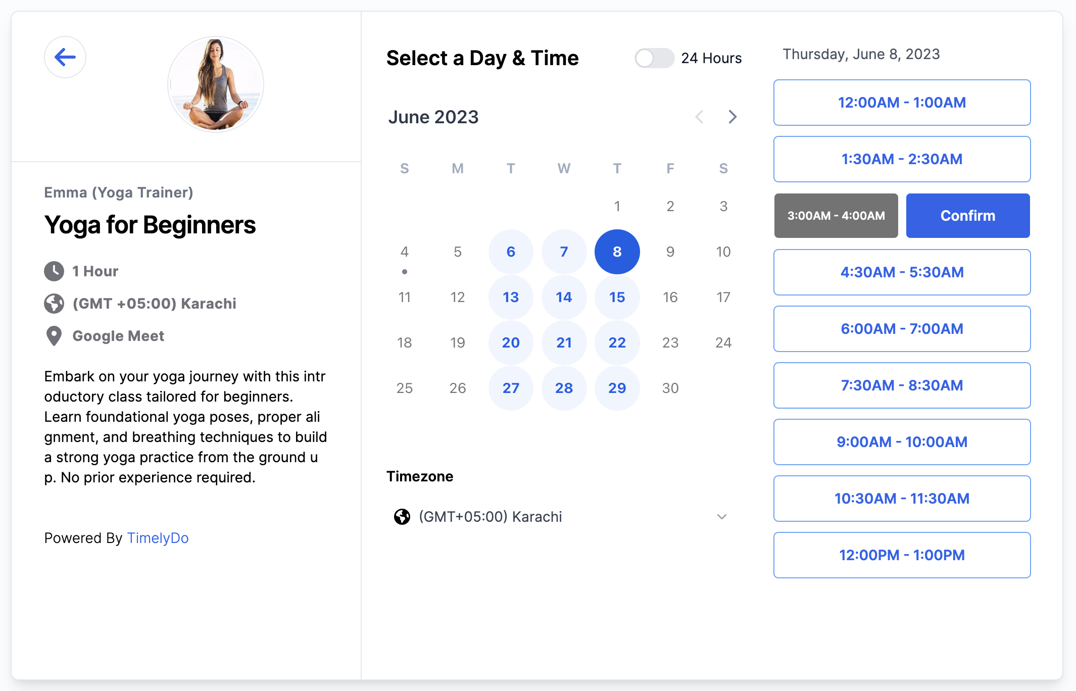 Schedule Bookings